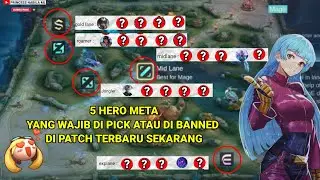 PENJELASAN 5 HERO META YANG WAJIB TAU DISETIAP LANE MOBILE LEGENDS BAGI PEMULA || PRINCESS NABILA