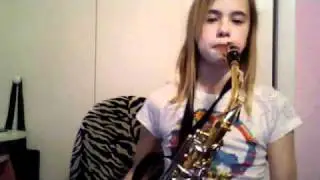 Hard Rock Blues played on the sax by Emily