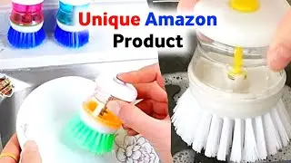 Liquid Soap Dispensing Cleaning Brush - Amazon Ranked Top 10 Cleaning Brushes
