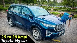 25 se 28 ka mileage deti hai? Toyota Innova Hycross 2024 Full Hybrid with EV Mode Drive Review