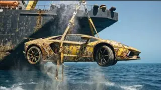 ASMR Deep Sea Car Restoration 🌊 Restoring Lamborghini Aventador SV Found at the Bottom of the Ocean