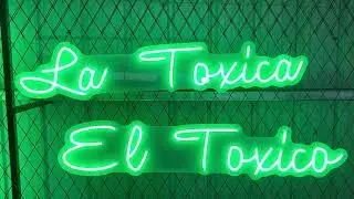 RGB color changing neon sign.#neonsign #logodesign #ledsign #ledsignage #namesign #3dsign