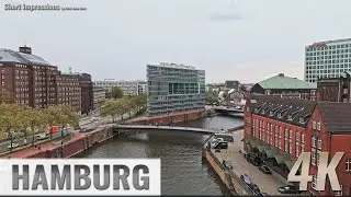 Hamburg, Germany: Altstadt, Speicherstadt - Zollkanal, Dovenfleet, Neuer Wandrahm - 4K UHD - 0190