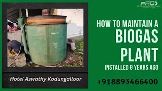 Commercial Portable Biogas Plant BIOMECH 120L Maintenance | മാതൃകപരമായ മാലിന്യ സംസ്കരണം അഭികാമ്യം