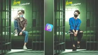 PicsArt Home Quarantine Photo Editing | Corona Virus Photo Editing In PicsArt