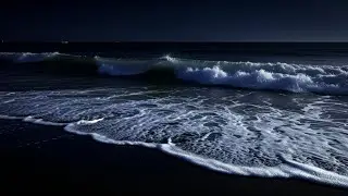 🔴 Ocean Waves for Restful Sleep | Ocean Sounds for Restful Sleep with Dark Screen and Rolling Waves