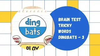 Brain Test: Tricky Word DINGBATS - 3 || Walkthrough Gameplay || #shorts