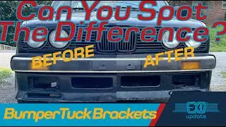 E30 cow catcher brackets for tucked diving board 3part kit Install