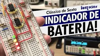 INDICADOR DE NÍVEL DE BATERIA ANALÓGICO