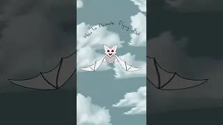 How to animate flying bat #animation #procreate #art #procreatedreams #how #art #newartist