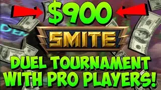 I ENTERED A 900$ DUEL TOURNAMENT WITH PROS & TOP DUELERS! FULL TOURNY! - SMITE Duel Tournament