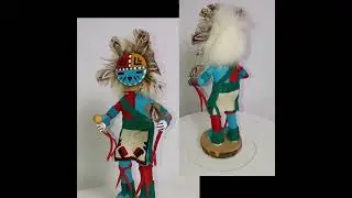 Sunface Hopi Pueblo Southwest Native American Signed by Artist 8