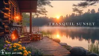 Tranquil Sunset At Rustic Cabin &ndash; Summer Afternoon With Jazz To Let Go Of Worries & Relax The Sou...