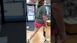 Walking with a Hip Disarticulation Prosthesis | Haley