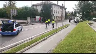 Follia sulle strade di Treviso: arresto e delirio
