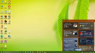 how to clear clouds from taskbar window 10
