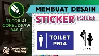 CARA MEMBUAT DESAIN STIKER | TUTORIAL COREL DRAW BASIC