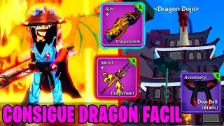 COMO CONSEGUIR TODOS LOS CINTURONES Y LA RAZA DRAGON | GUIA DEL DOJO BLOX FRUITS