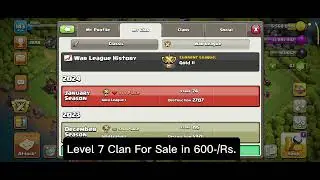 Clash of clans level 7 clan for sale II Check description for details... #clashofclans