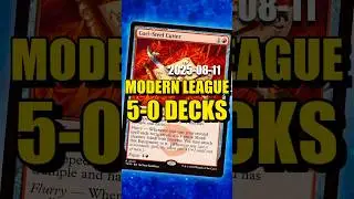 UNDEFEATED MTG Modern League Decklists (2025-08-11) #davidroyale #modern #modernmtg