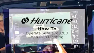 Hurricane Deck Boats | How To: SunDeck 3200 App RGB Lighting