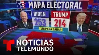 Así está el mapa electoral a unos minutos de concluir el día | Noticias Telemundo