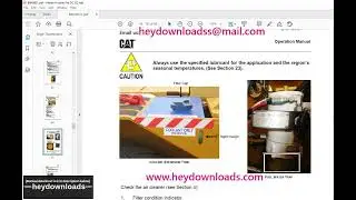 CAT FBL-10 (CL210) Load Haul Dump Operation Manual SN 5001780