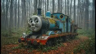 ASMR Car Restoration Abandoned Thomas Train Found in the Forest Full Rebuild