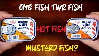 Beach Cliff Duo: Mustard and Hot Sauce Sardines