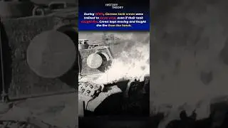 German Tank Crews Kept Moving While On Fire