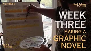 MAKING a GRAPHIC NOVEL | WEEK #3 | How to Make an Indie Comic/GN | SILVERBELL DIARIES | No Inktober