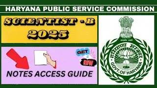 How to Access HPSC Scientist B Notes & Study Material | Step-by-Step