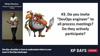DevOps checklist or how to find your position in DevOps landscape (Mikalai Alimenkou, Ukraine) [RU]