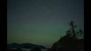Milky way time lapse at Nuchatlitz Prov Park. Aug 18 2023