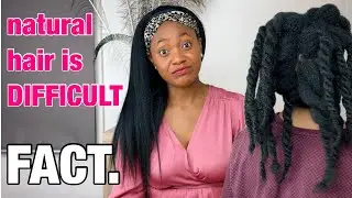 natural hair is DIFFICULT. Fact! Find out why natural hair is difficult to manage