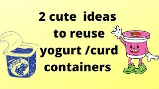 2 easy ideas to reuse old plastic containers