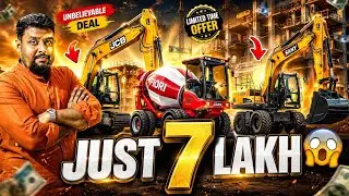 Second Hand JCB 215, Ajax Fiori & SANY 210 Review | Heavy Machines Just ₹7 Lakh Mein 🔥