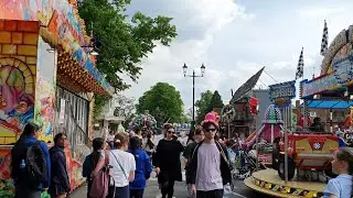 755th Beaconsfield Annual Charter Fair 10th May 2024 Walkthrough Pt.3 #funfair #fairground #fyp