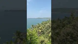 Endless blue from the Cabo de Rama viewpoint. 🌊 #goa