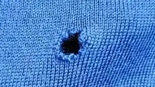 Repair of knitted clothing
