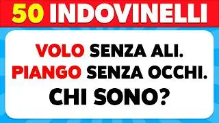 Solo Un Vero Genio Riesce a Risolvere Questi Indovinelli 🤔❓ 50 indovinelli difficili 🧩