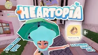 HEARTOPIA | Menyelesaikan Town Gossip quest dan Membuka resep Mushroom Pie | Day 3