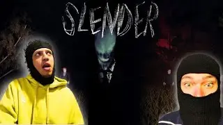 WE GOT LOST IN THE FOREST!! (Slender Dark Woods)