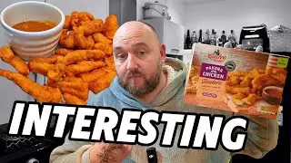 INTERESTING !!! - New Pakora Chicken Tenders from Aldi - Food Review - It includes a SWEET CURRY DIP