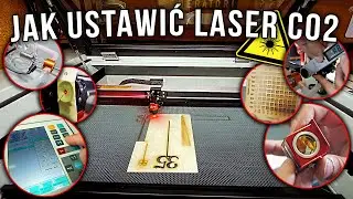 Uruchamiamy 80W laser CO2 w warsztacie Aeon Redline Mira 7s jak skonfigurować laser CO2 - Fox Corner