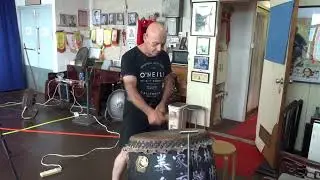 lion dance , dai gu ( big drum )  martial club hongkong, alan braddick