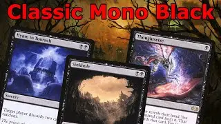 BUSTING OUT THE BOOMER CARDS!  Classic Mono Black Control (Legacy MTG)