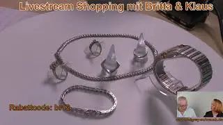 Livestream Shopping mit Britta & Klaus:   Wundersch&ouml;ner Diamantschmuck zum Verschenken