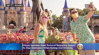 Disney Updates Mask Protocol Requiring Guests To Stay Stationary When Eating, Drinking