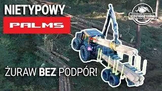 Nietypowa przyczepa leśna Palms 12U | dyszel 